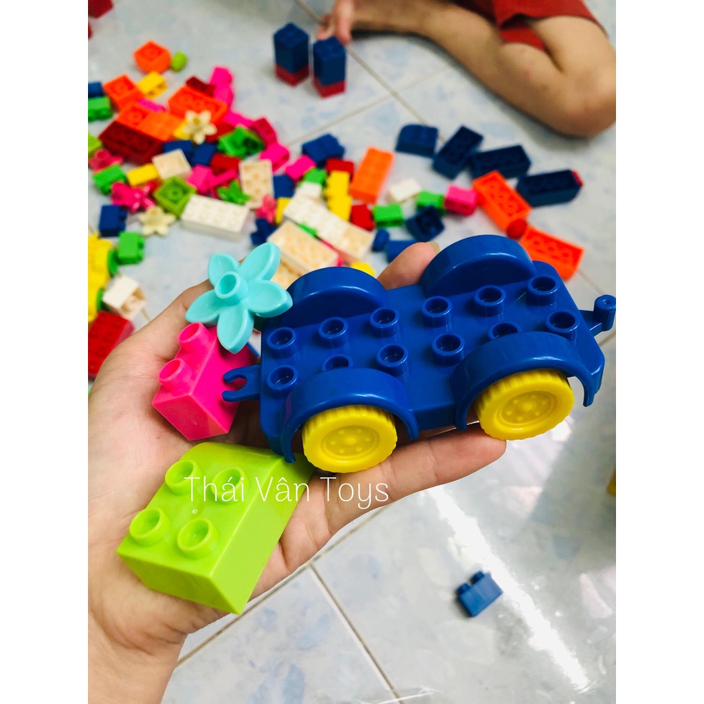 Bộ Lego Việt Nam 150 chi tiết size lớn bằng nhựa ABS | Đồ chơi sáng tạo