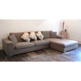 Sofa bọc nỉ phong cách hiện đại