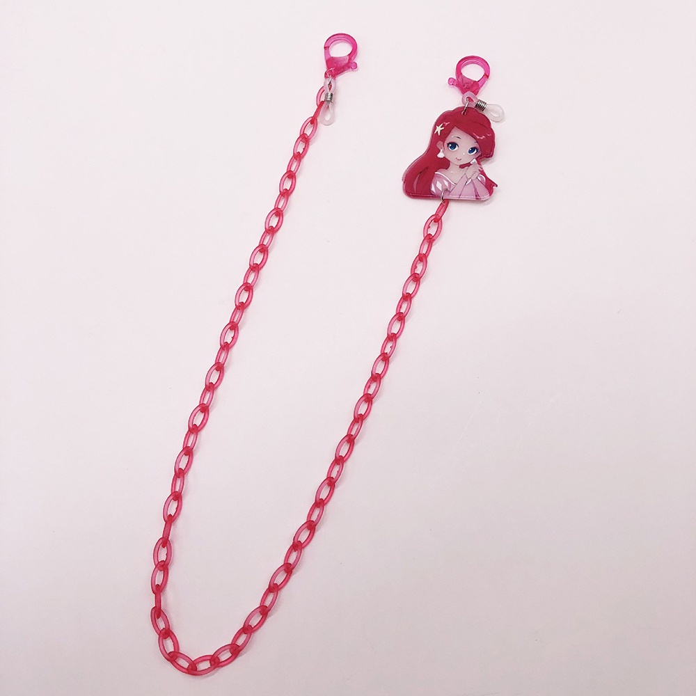 Dây Đeo Mắt Kính Acrylic 61cm Màu Kẹo Xinh Xắn Tiện Dụng