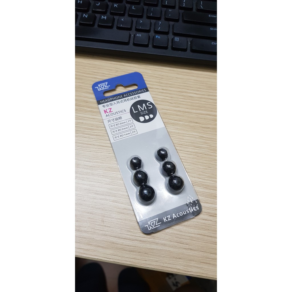 Bộ núm cao su Kz chính hãng,Chuẩn 3 size S,M,L