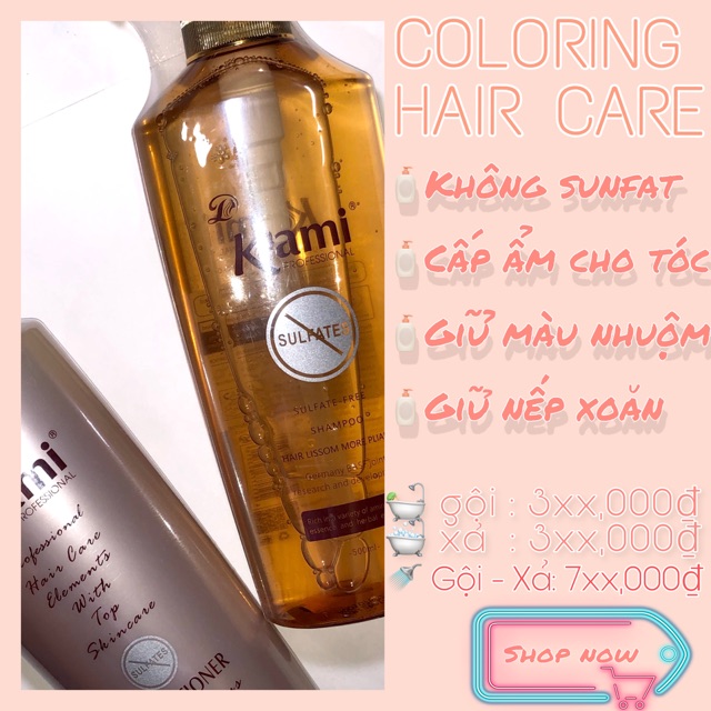 Set Gội-Xả-Ủ Tóc Dành Cho Tóc Nhuộm