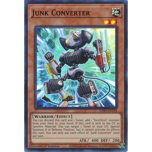 Thẻ bài Yugioh - TCG - Junk Converter (Red) / LDS3-EN118_R'