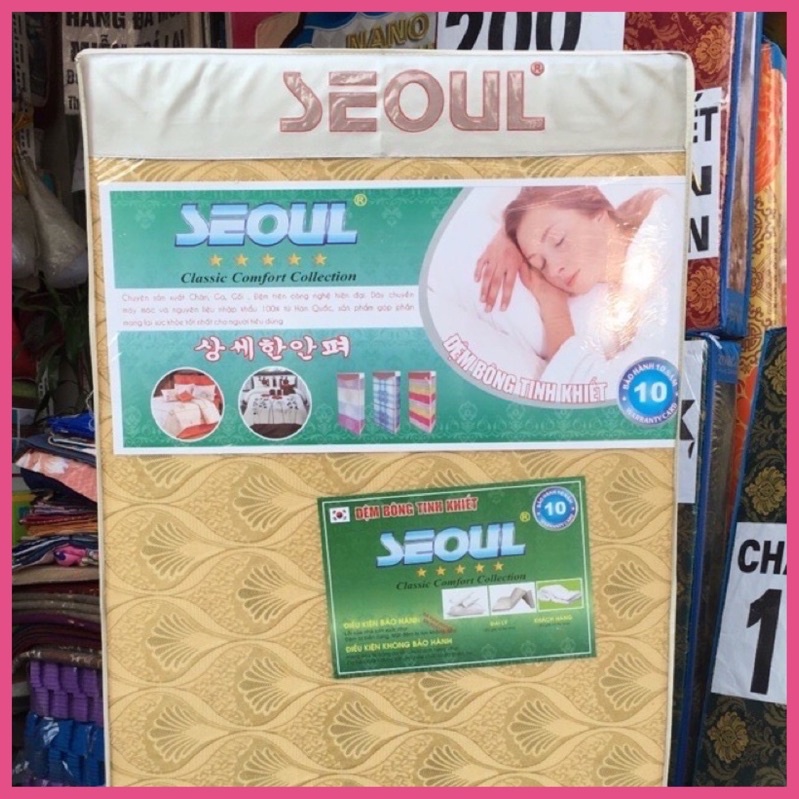 Đệm bông ép Seoul Hàn Quốc ( đủ kích thước )❤️