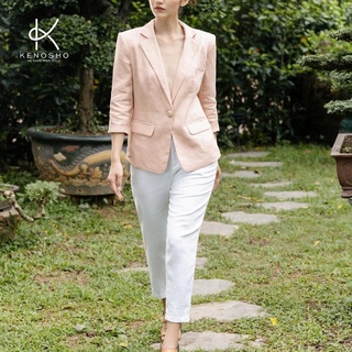 K191 vest linen tưng các màu