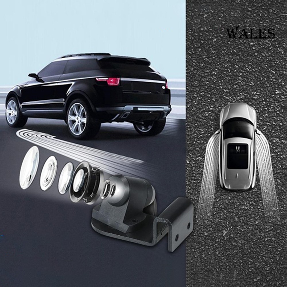 2 Bóng đèn LED chiếu hình cánh thiên thần dành cho xe hơi