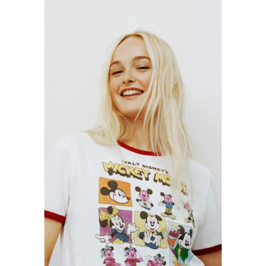 Áo thun zara Mickey mouse