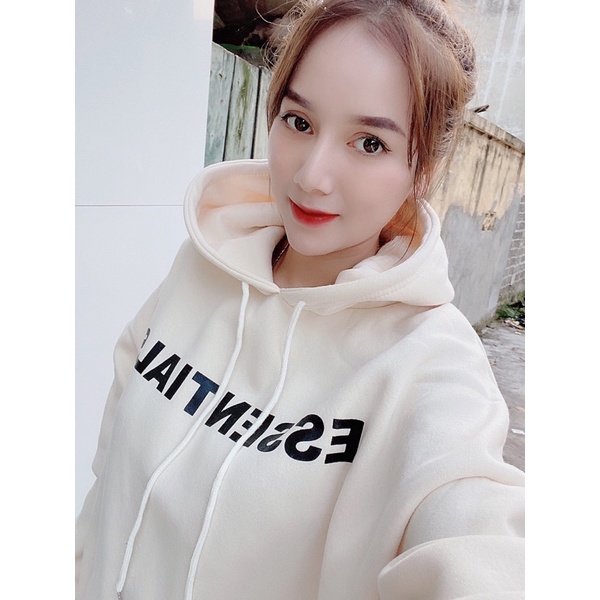 ÁO HOODIE ESENTIALS MŨ 2 LỚP NAM NỮ DÀY DẶN [ RẺ VÔ ĐỊCH ] | BigBuy360 - bigbuy360.vn