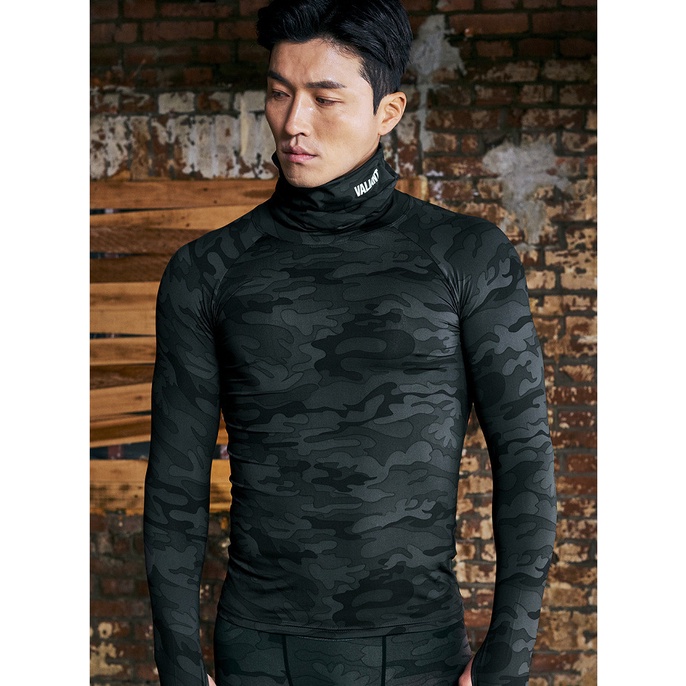 [GYMen]  Áo Thun Tay Dài Phối Lưới Thoáng Khí Nhanh Khô Thời Trang Cho Nam