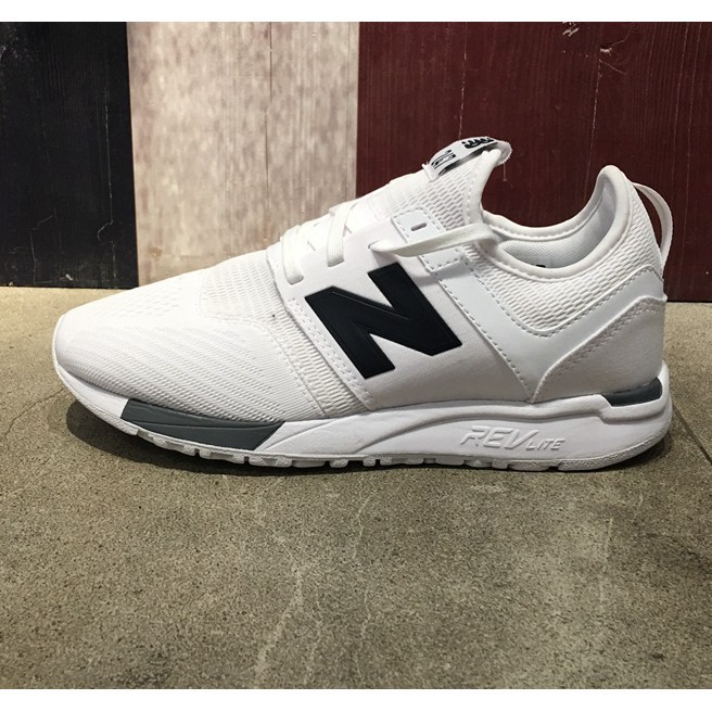 【Bắn thật】New Balance 247 chạy bộ màu đen trắng lưới Panda Giới hạn MRL247WG