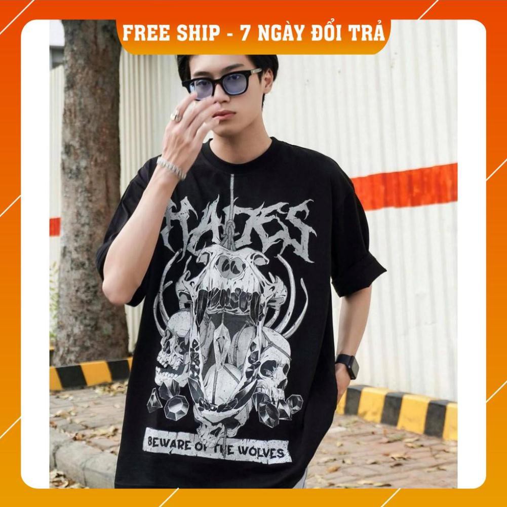 Áo thun HADES skull worlf tee nam nữ unisex Kun shop