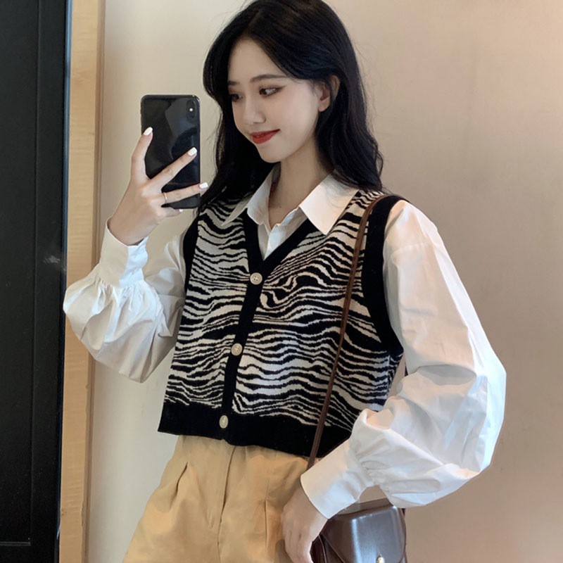 Áo Khoác Cardigan Dệt Kim Thiết Kế Cổ Chữ V Thanh Lịch Dành Cho Nữ