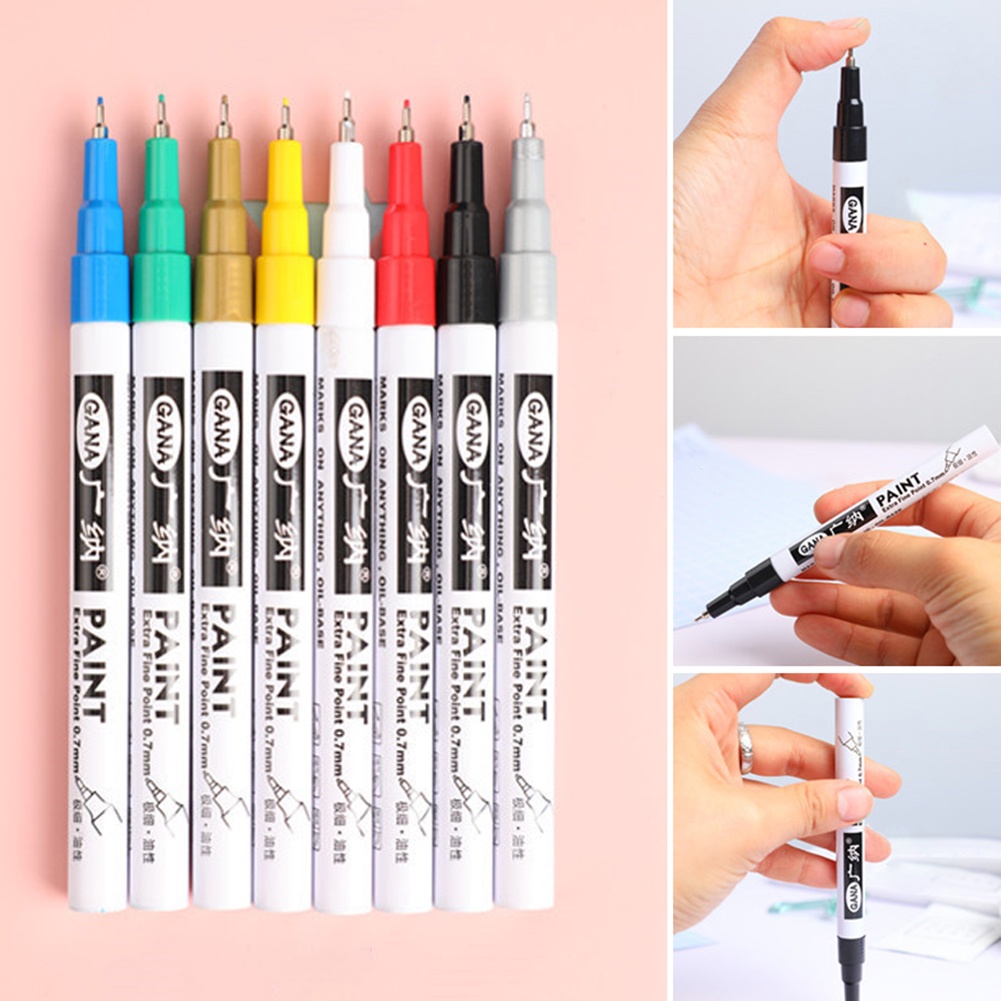 Bút Đánh Dấu 0.7mm Chống Thấm Nước Dùng Cho Sơn / Kim Loại / Kính