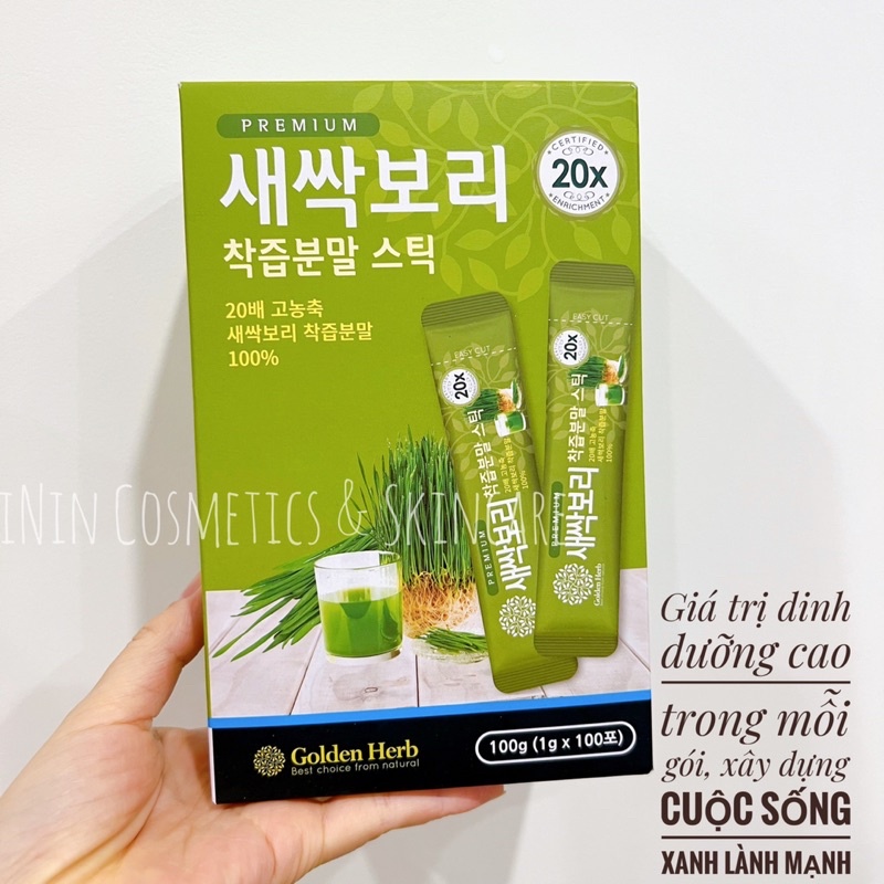 Bột mầm lúa mạch non cao cấp Golden Herb