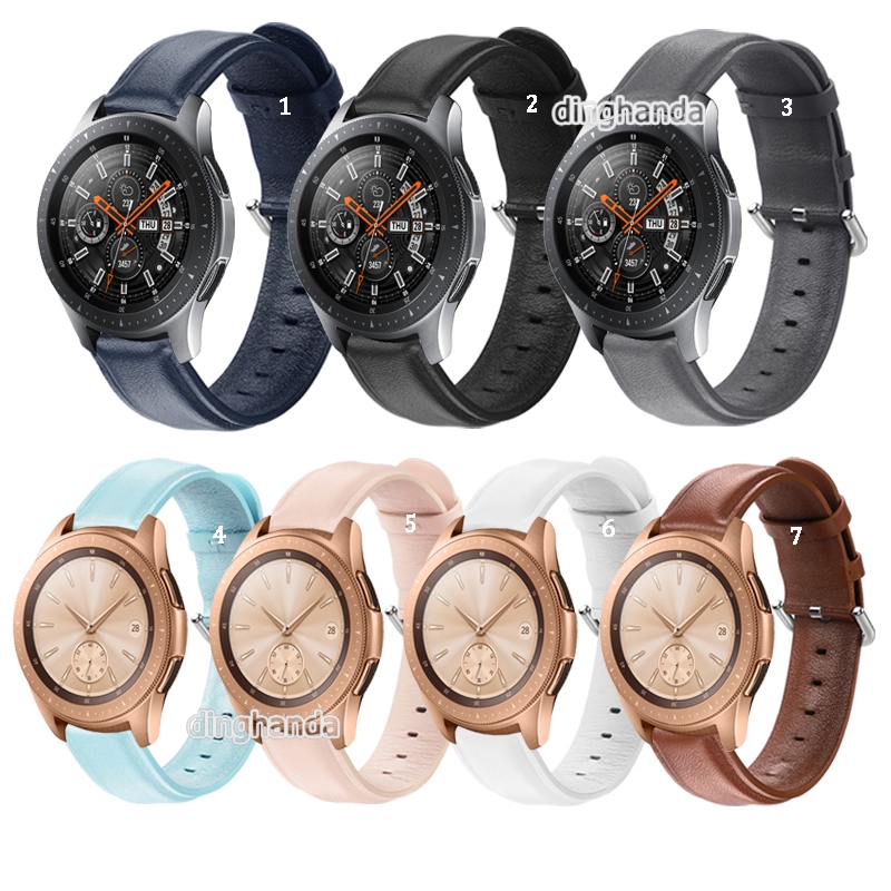 Dây đeo bằng da bê cho Samsung Galaxy Watch 42mm Galaxy 46mm
