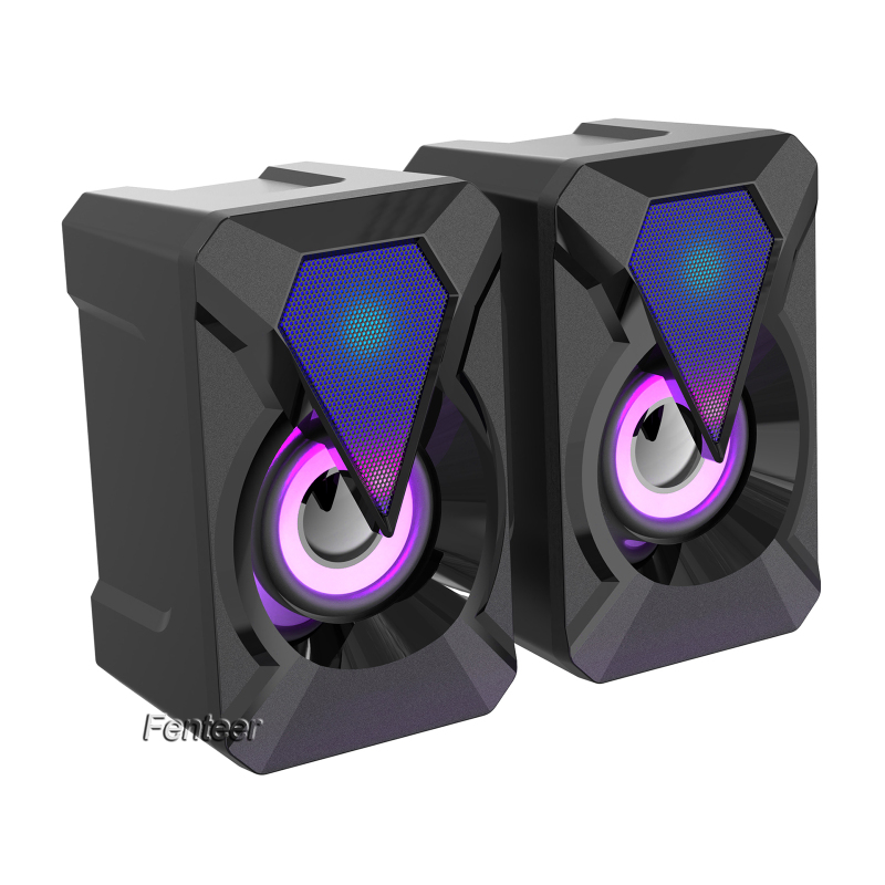 Loa Chơi Game 3wx2 Có Đèn Led Nhiều Màu Cổng 3.5mm Aux Cho Pc | BigBuy360 - bigbuy360.vn