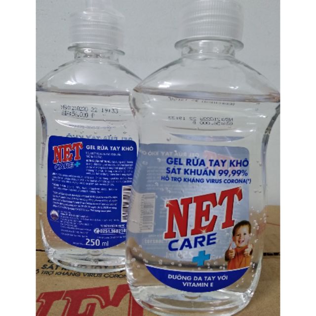 Gel rửa tay khô sát khuẩn Net Care 250ml | BigBuy360 - bigbuy360.vn