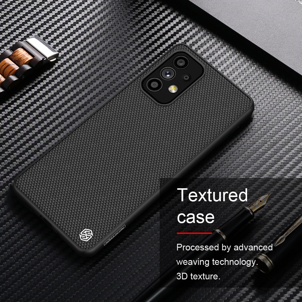 Ốp điện thoại Nillkin TPU + PC Sợi Nylon chống trượt chống sốc thời trang cho Samsung Galaxy A73 5G