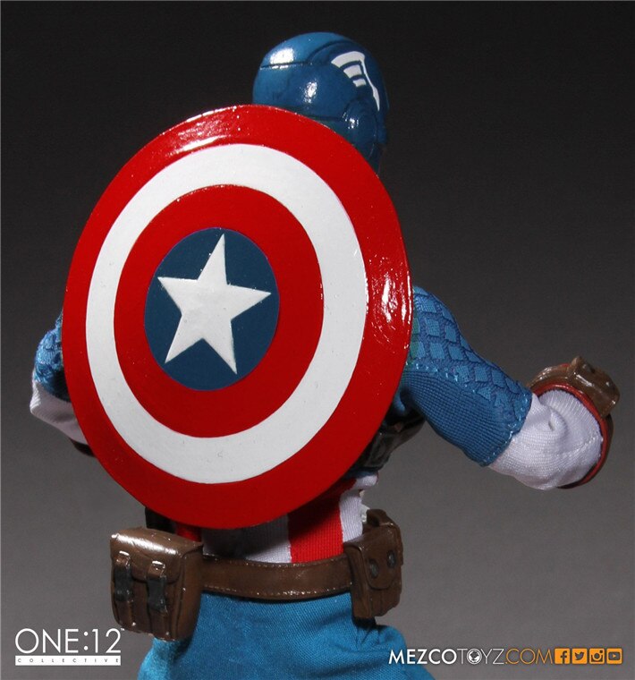 MARVEL Mô Hình Nhân Vật Phim Captain America Tỉ Lệ 1: 12 Cao Cấp