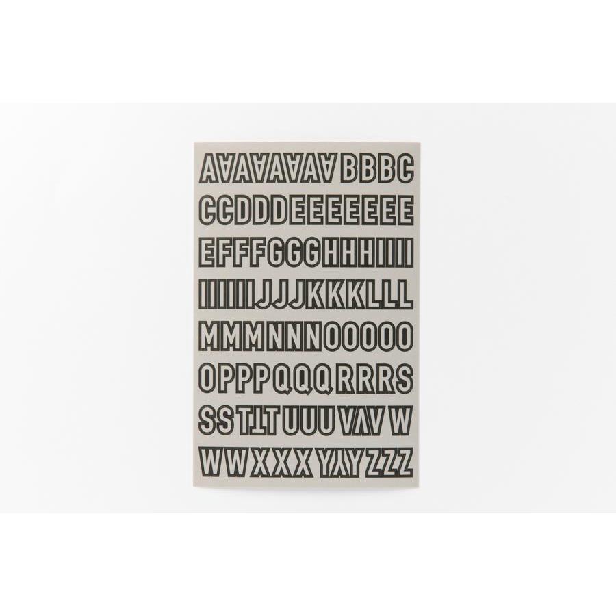 Set 10 Tấm Sticker ARTBOX Hàn Quốc Hình Bảng Chữ Cái Alphabet Màu Sắc Đa Dạng