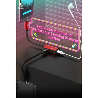Bộ chia cổng Lightning 1 thành 2 Baseus L37 cho iPhone