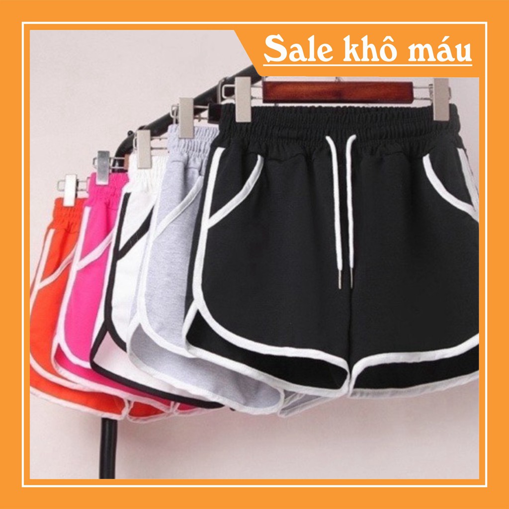 [ HOT ]  QUẦN SHORTS NỮ CHẠY VIỀN RẺ ĐẸP (FOM 40-56KG) .JULY