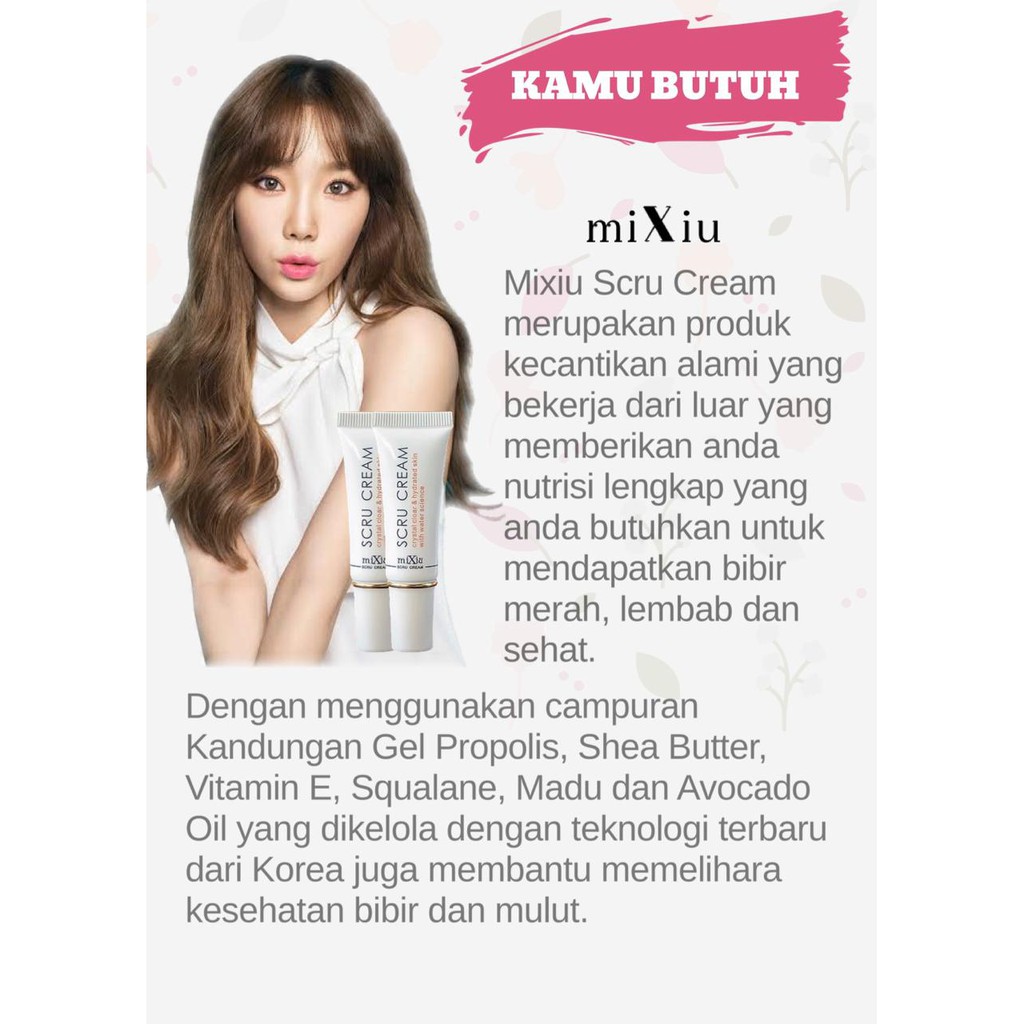 (Hàng Mới Về) Kem Tẩy Tế Bào Chết Môi Mixiu 100% Thành Phần Tự Nhiên Dưỡng Ẩm Chống Khô Môi | BigBuy360 - bigbuy360.vn