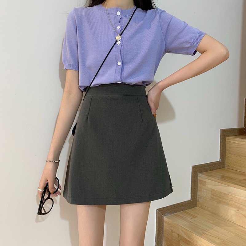 Chân váy phong cách Hàn Quốc đơn giản thời trang cho nữ | BigBuy360 - bigbuy360.vn