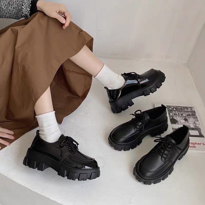 (Hang san) Giày oxford nữ thời trang phong cách ulzzang.Ms: GIÀY OXFORD