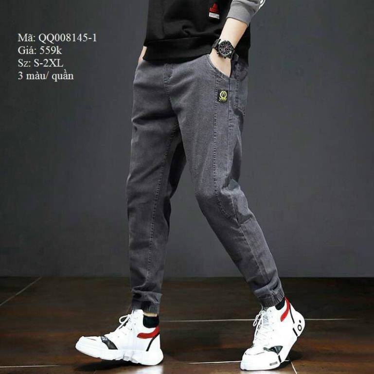 (TOP bán chạy) Quần Jean ống jogger mẫu mới trẻ trung, giá rẻ, đủ 3 màu chọn lựa , '