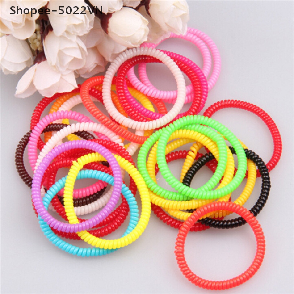 Set 10 dây cột tóc co giãn 5022VN cho nữ