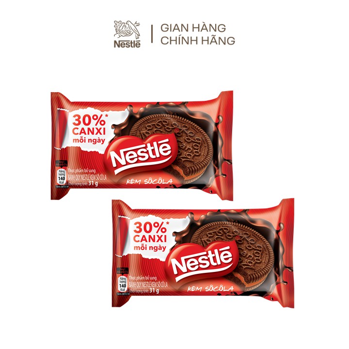 [Grocery gift] Hộp bánh quy Nestlé giao vị ngẫu nhiên ( 4 gói x 31g)