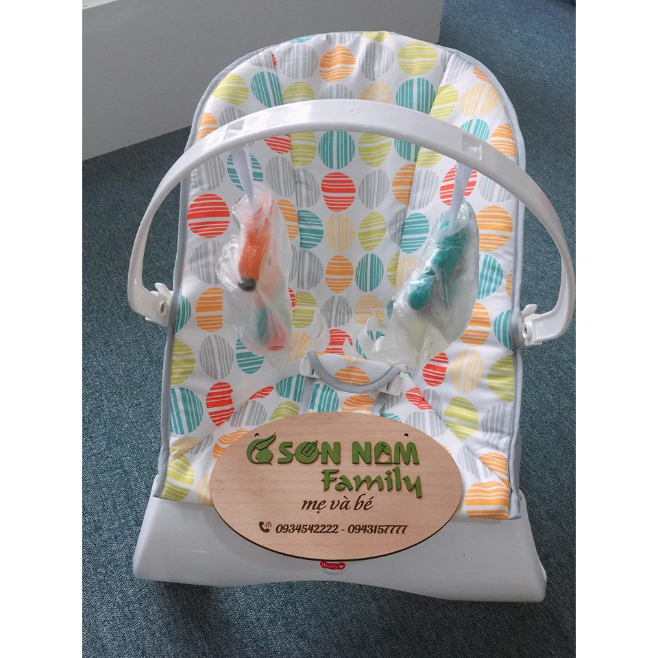 ibaby- ghế rung màu trắng 18kg