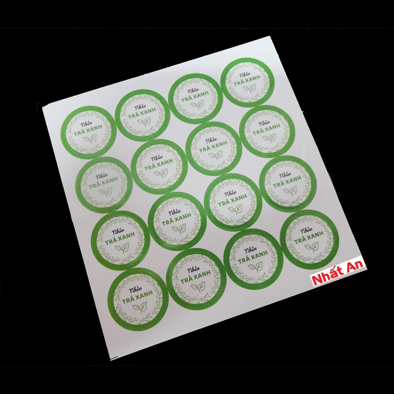 Tem trung thu nhân trà xanh - 100 tờ