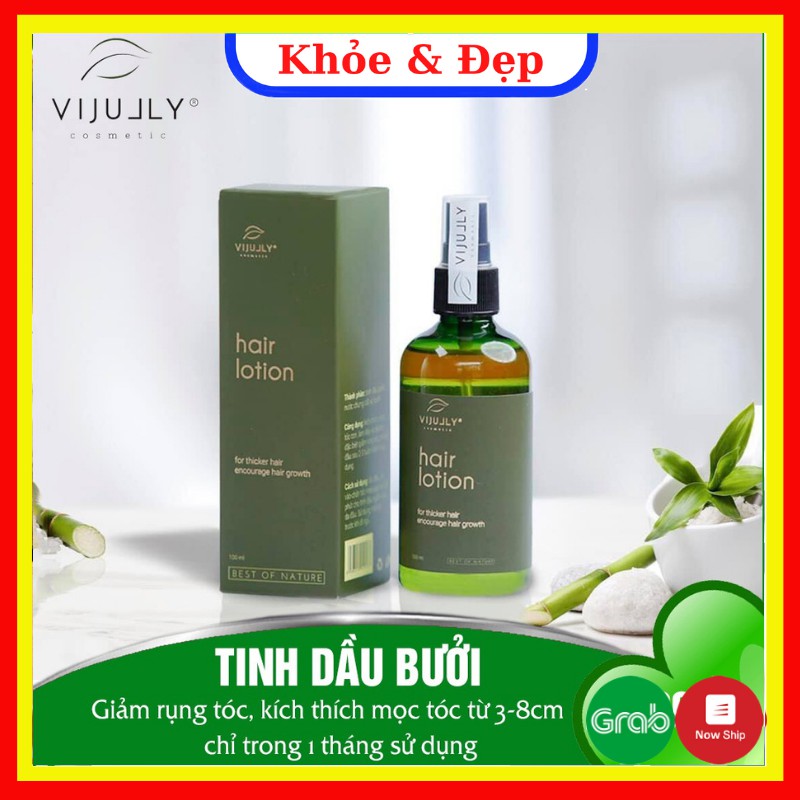 Tinh dầu mọc tóc nhanh ✅ Tinh dầu bưởi ViJully