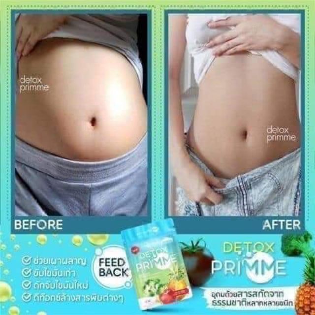 Combo 2 Detox Prime- Detox Rau củ 60 viên ( hàng chuẩn công ty chính hãng 100% ) | BigBuy360 - bigbuy360.vn