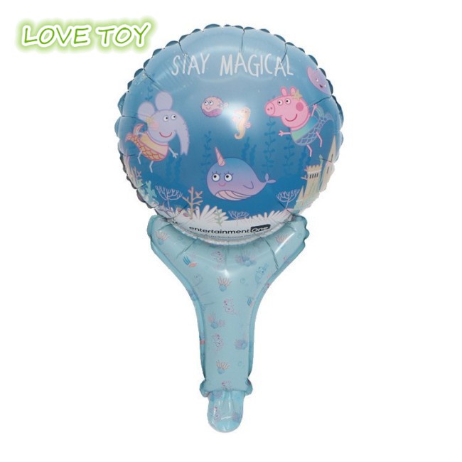 Bong Bóng Lõi Nhôm Hình Chú Heo Peppa Hoạt Hình 16inch Trang Trí Tiệc Sinh Nhật/Đám Cưới