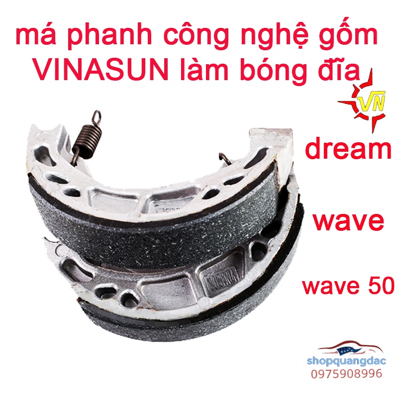 má phanh dream,wave,wave 50 chính hãng VINASUN