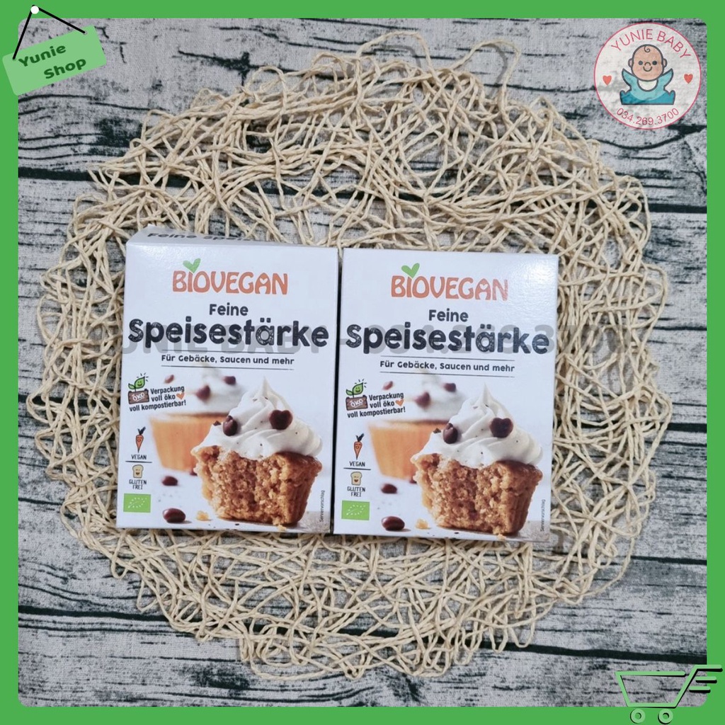 Tinh bột bắp hữu cơ Biovegan