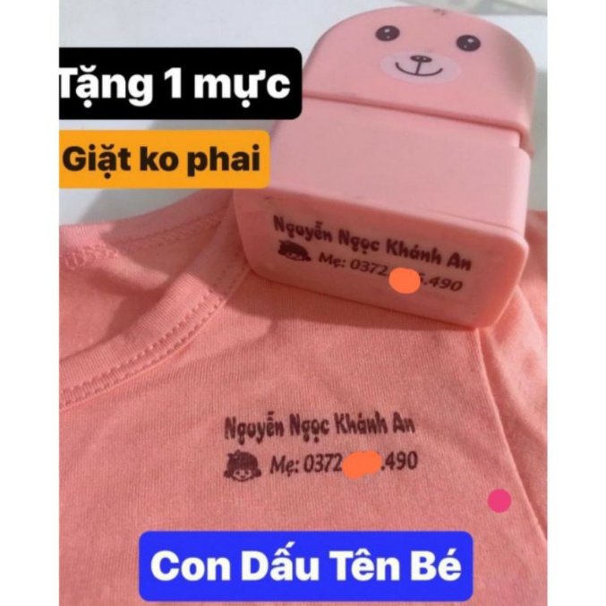 Con dấu mực cao cấp không phai, in được trên mọi chất liệu