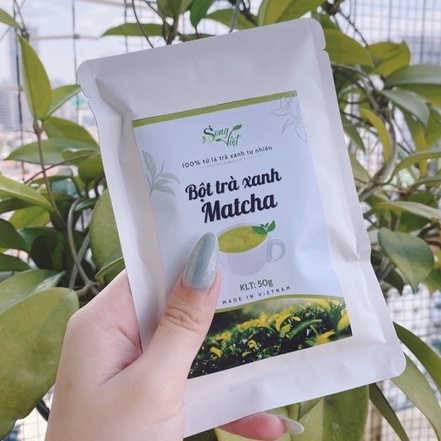 Matcha Trà xanh pha chế, làm bánh Song Việt gói 50Gram