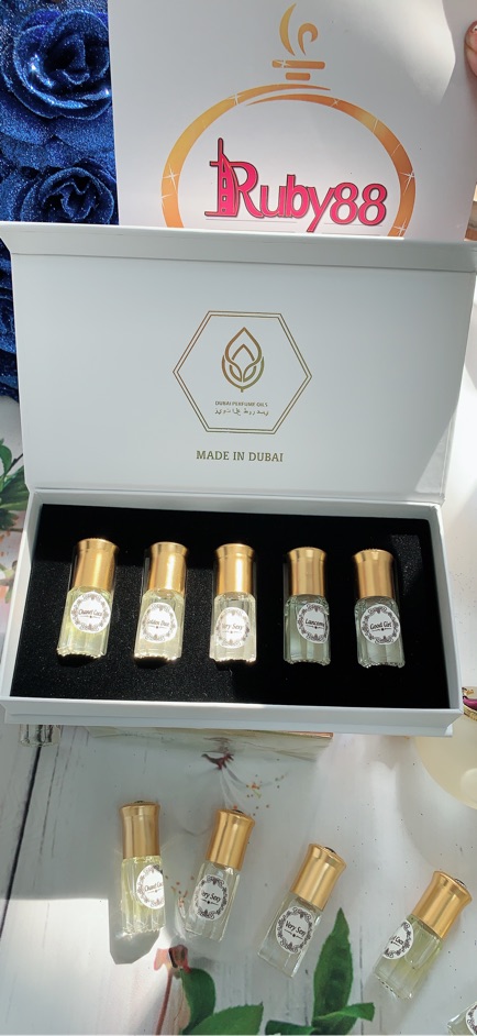 (HÀNG CHUẨN )Set lăn tinh dầu nước hoa nhập khẩu Dubai | Thế Giới Skin Care