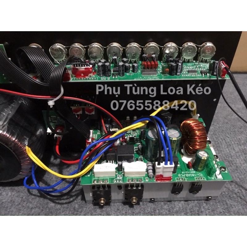 Mạch Loa Kéo YD-AB Echo Reverb Công Suất 420w Đôi Có Quạt
