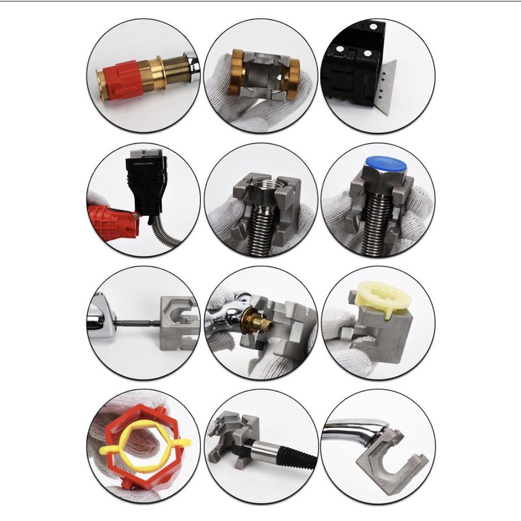 DỤNG CỤ MỞ ỐNG NƯỚC ĐA NĂNG 18 IN 1 KAPUSI JAPAN - CỜ LÊ ĐA NĂNG THÁO MỞ ỐNG NƯỚC GÓC HẸP...