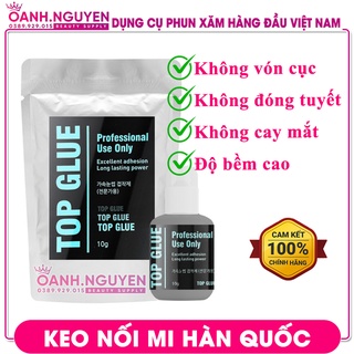 Keo Nối Mi Hàn Quốc Top Glue (100% Chính hãng)/ Không cay, không vón cục, bền mi