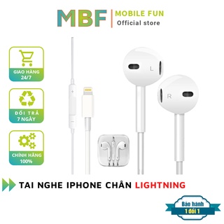 Tai nghe Iphone chân cắm Lightning dùng cho 13/ 13pro max/12/ 12 pro/ 12 promax chính hãng bảo hành 12 tháng có dây