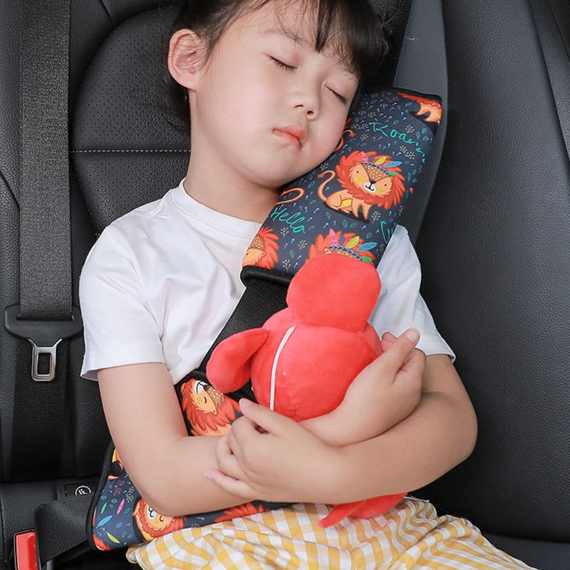 Vỏ Bọc Dây Đai An Toàn Họa Tiết Hoạt Hình Dễ Thương Chống Rơi Cho Bé