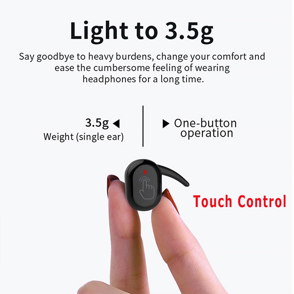 Tai Nghe Nhét Tai Thể Thao Kết Nối Bluetooth V5 0