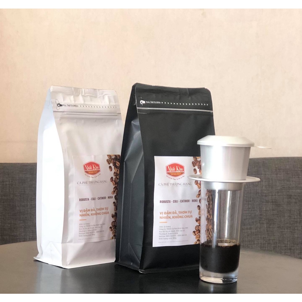 [HÀNG CHÍNH HÃNG] 1 ký cà phê thượng hạng Premium kết hợp Moka vị đậm đà, đắng êm, hậu ngọt, thơm tự nhiên, không chua | BigBuy360 - bigbuy360.vn
