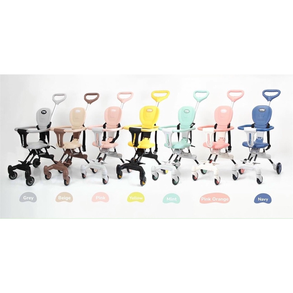 Xe đẩy gấp gọn đảo chiều OLWEN TOBÉ cho bé đi chơi du lịch - Xe Tobe 2 chiều siêu nhẹ cho bé từ 6-36 tháng