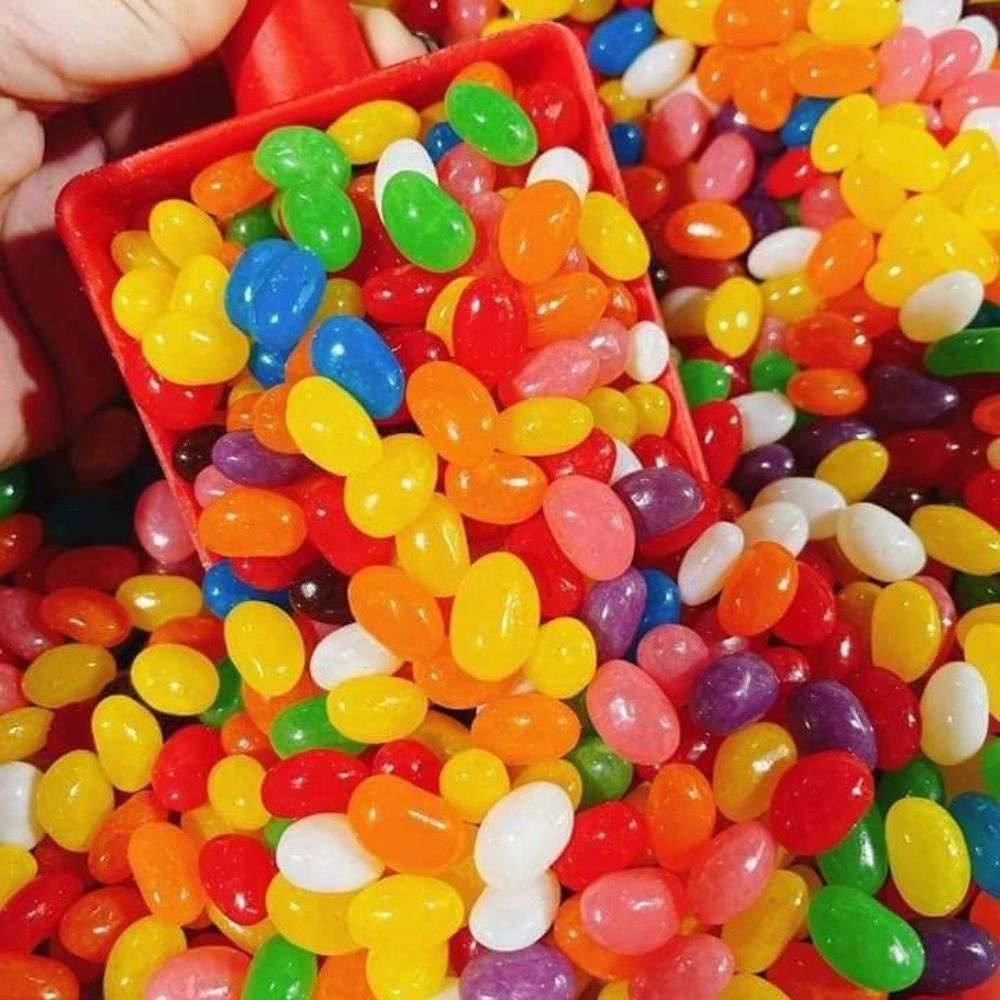Kẹo bi trái cây dẻo 7 màu Kenmart siêu ngon, vị chua ngọt, hộp 500gram, đồ ăn vặt ngon giá rẻ